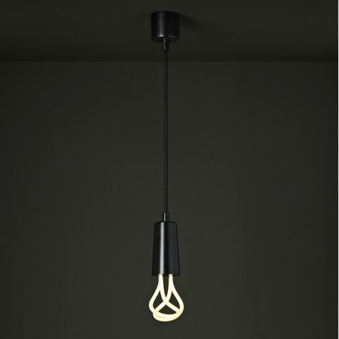 PLUMEN - Deckenlampe Hängelampe-PLUMEN-PLUMEN - Suspension Noir et Ampoule Baby 001 | Sus